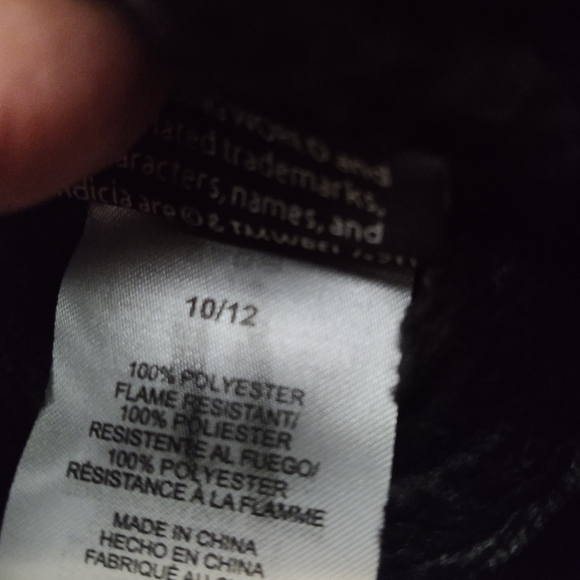 Harry Potter Hoodie Pajama Boys Or Girls Size 10 /12 - Picture 4 of 8